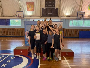 2 место городская спартакиада Юность -1 Х.гимнастика Призёры.