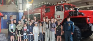 Экскурсия в пожарную часть Бокс, самбо (2)